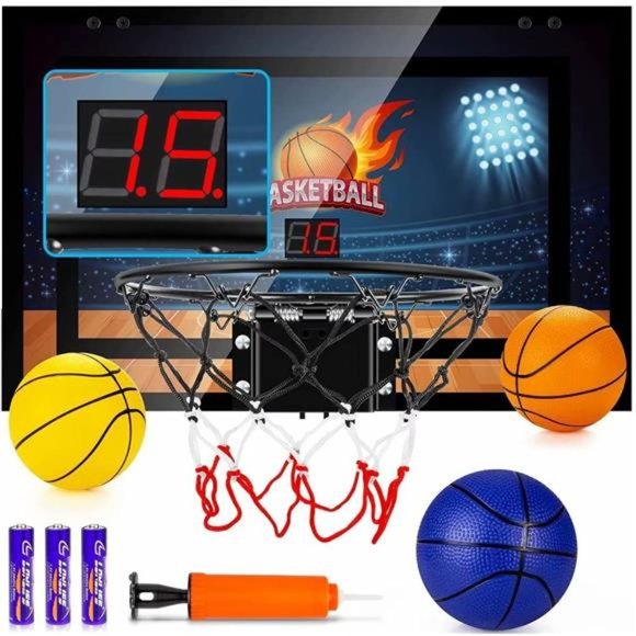 Indoor Basketball Hoop Fan Backboards for Teens and Adults Door Room Basketball - Picture 1 of 6